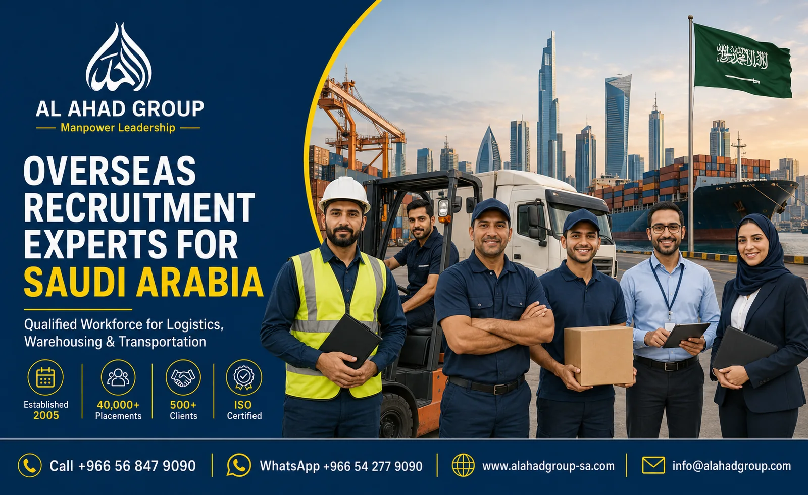 AL AHAD GROUP employer workforce briefing team supporting employers in Abha, Saudi Arabia